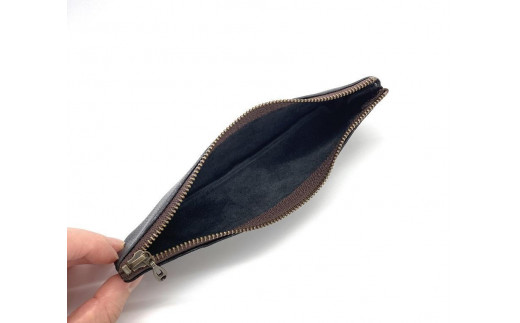 革工房いんのしま 山羊革ファスナーペンケース【色：クロ】【文房具 雑貨 日用品 人気 おすすめ】