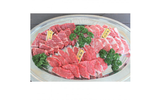 ttn198土佐あかうし焼肉3種盛　1人前(200g)×４P