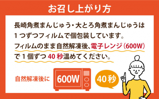 【全3回定期便】＜月替り！＞角煮まんじゅう 2種 お楽しみセット （角煮まんじゅう10個・大とろ角煮まんじゅう10個）≪小値賀町≫ 【岩崎本舗】 [DBG063]