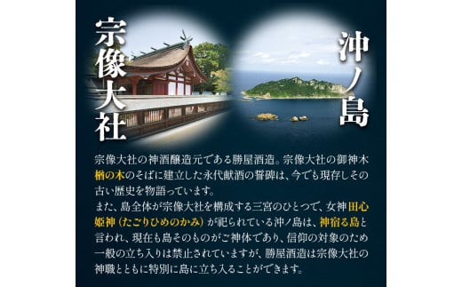 沖ノ島の風セット 720ml×2本 1440ml 勝屋酒造《90日以内に出荷予定(土日祝除く)》鞍手町 酒 日本酒 宗像 沖ノ島 飲み比べ 2本セット