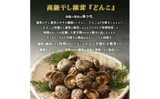 原木乾椎茸　どんこ5袋セット（合計500g） 大分県 しいたけ 肉厚 椎茸 高品質 乾燥 内閣総理大臣賞 料理 特産品 高級 個包装 F07032