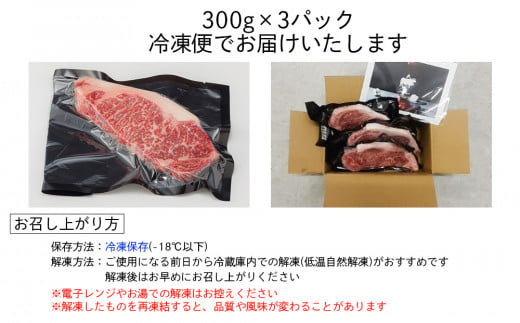 4回 定期便 宮崎県産 黒毛和牛 サーロイン ステーキ 300g ×3×4ヶ月 合計3.6kg [サンアグリフーズ 宮崎県 美郷町 31ba0033] 小分け 冷凍 牛 肉 霜降り 真空包装