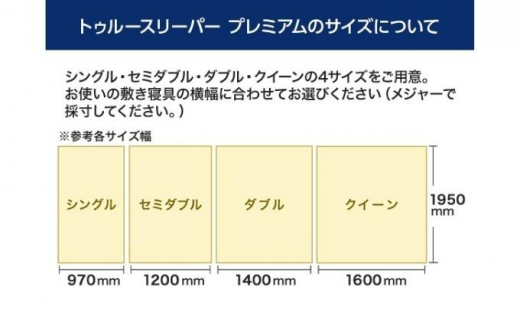 【2024年12月まで 限定 特別価格 】トゥルースリーパー プレミアム シングル [ 寝具 マット 低反発 体圧分散 睡眠 肩 腰 ]