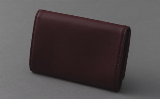 りんごレザー RingoLeather® CARD CASE 3pocket 【 赤 】 株式会社SORENA カードケース 信州 50000円 長野県 飯綱町