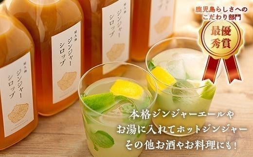 屋久島ジンジャーシロップ 特大(500ml)×6本セット