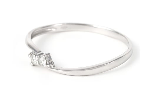プラチナ ダイヤ 0.05ct リング R953DI-P2 NSAN006-8_5 | 山梨県
