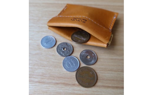 ＜ネイビー＞馬革　コインケース【1351708】