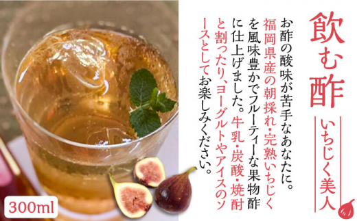 【全6回定期便】＜いちじく美人・いちご美人＞ 飲む酢 2本 & ゆず胡椒 ソース / もろみ セット 《豊前市》【株式会社ワカヤマ】地産 福岡 万能 調味料 酢 [VBW027]