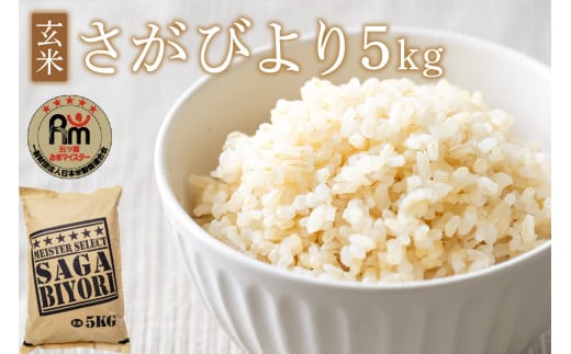 【11月から順次発送】 令和6年産 《マイスターセレクト》 さがびより【玄米】 5kg 【特A評価】 B687