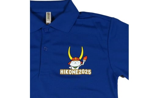 ふるさと納税 服 男 滋賀県 彦根市 国スポ 2025 ポロシャツ ロイヤルブルー 3L 3L 国スポ障スポ彦根市PRポロシャツ ロイヤルブルー ※袖と背中の
