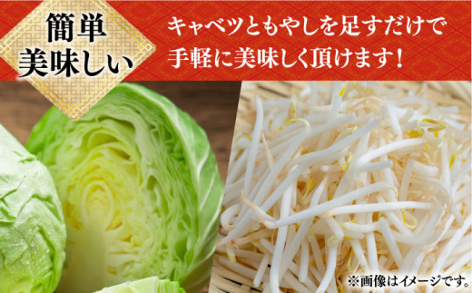 【2回定期便】皿うどん 6袋（2人前/1袋）具材付き ≪小値賀町≫【株式会社エン・ダイニング】簡単 調理 常温 [DBN008]