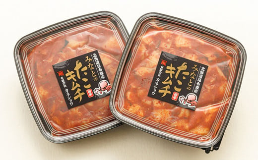 みなとの タコキムチ 300g×2コ | 昆布森産 活タコ使用 北の蛸 たこしゃぶ たこ しゃぶしゃぶ 冷凍 北海道産 カネショウ 大容量 弁当 おかず 冷凍 調理済み 絶品 年内配送 年内発送 北海道 釧路町 釧路超 特産品