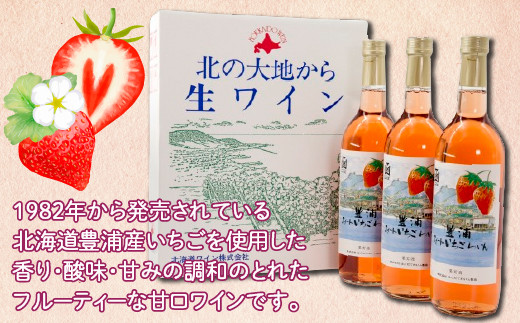 北海道 豊浦 いちご ワインセット【12本】 【ふるさと納税 人気 おすすめ ランキング 果物 いちごイチゴ 苺 いちごワイン 酒 おいしい 美味しい 北海道 豊浦町 送料無料】 TYUV003