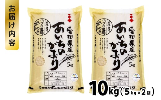 No.175 【令和6年産 新米】愛知県産あいちのかおり　10kg【申込受付は11月末まで】 ／ お米 精米 大粒 あっさり 愛知県 特産品