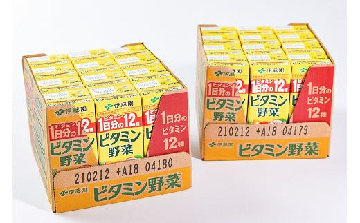 伊藤園 ビタミン野菜 200ml×24本（1ケース） 栄養機能食品 ／ 野菜ジュース 野菜 ジュース ミックスジュース 果物 栄養 健康 紙パック 国内製造　012-G-IT002