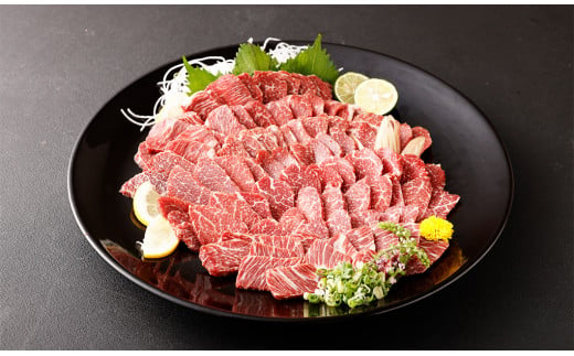 熊本 馬刺し 上霜降り (トロ) 500g ＋ 馬肉ユッケ 500g 合計1kg セット