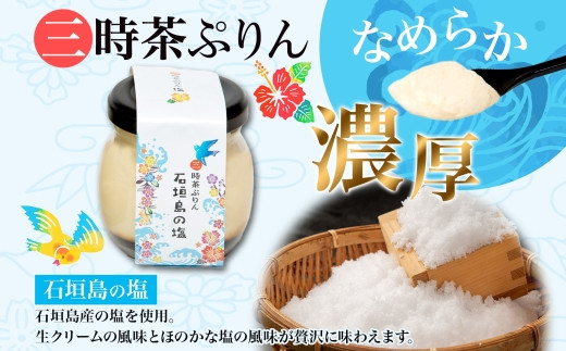 つくばぷりん プレーン ＆ 三時茶ぷりん 塩 各3個 計6個 冷凍 プリン ぷりん しお スイーツ 洋菓子 おやつ 冷菓 ご褒美 デザート 専門店 和スイーツ 人気 グルメ お取り寄せ ギフト プレゼント 贈り物 つくば 石垣島 三時茶 送料無料 ふじ屋 茨城県 桜川市 [EW006sa]