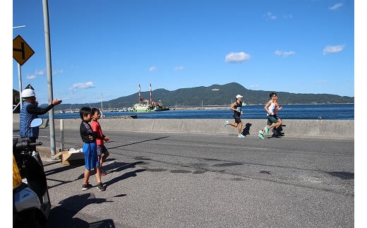 B-15　第２回上関海峡ゆうやけマラソン大会参加権（ハーフマラソン）および海鮮バーベキュー【上関海峡ゆうやけマラソン大会実行委員会】