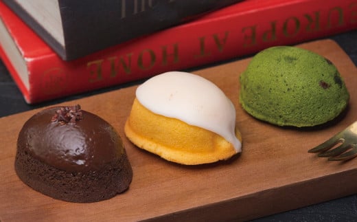 The Lemon on books (レモンケーキ・抹茶ケーキ・チョコレートケーキ)  6個入り×4セット