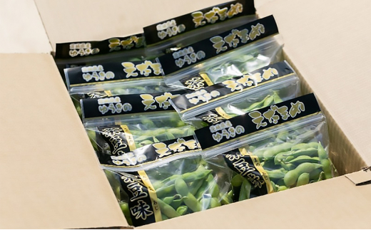 先行予約 茨城県結城市産枝豆「湯あがり娘」2.4kg（300g×8パック）（茶豆味） [№5802-0957]