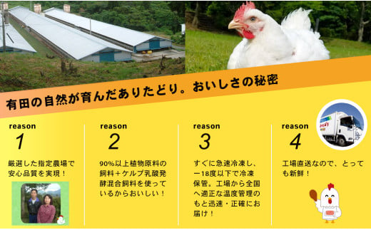 【6回定期便 総計14.4kg】 ありたどり 熟成むね肉 計2.4kg (300g×8パック) 6回 定期便 鶏肉 むね肉 ムネ肉 胸肉 小分け 真空パック N70-3