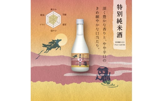 遠野酒物語 遠野の地酒 飲み比べ 4本セット / 日本酒 特別純米酒 純米大吟醸酒 桃色 にごり酒 スパークリング 清酒 