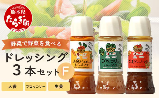 ドレッシング 3本セットF 300ml×3 900ml