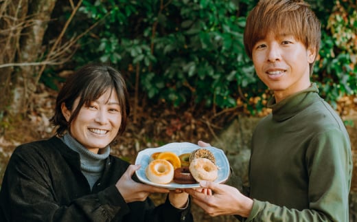 焼きドーナツ 8個セット【卵・乳製品アレルギー対応】どーなつ おやつ 自然解凍 岐阜市/はらぺこドーナツ [ANDI001]