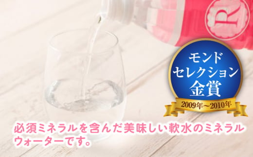 【全12回定期便】天然温泉水RYUSEKI 500ml×24本－ペットボトル 日田市 / 株式会社竜石 [ARCD005]