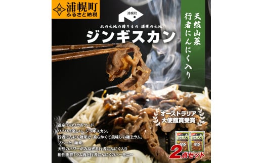 味噌ラムジンギスカン(味噌350g×2)「浦幌の大地」北海道十勝