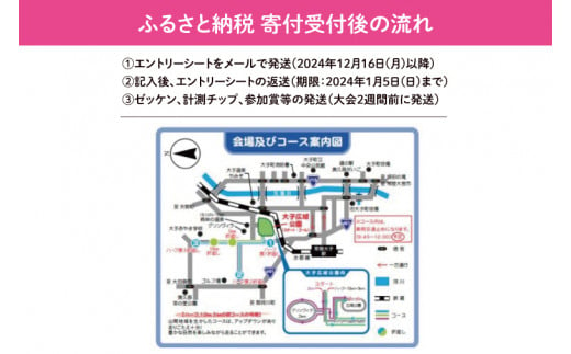 第58回奥久慈湯の里大子マラソン大会 10キロ(高校生以上参加可能)の部 参加権1名分 ※種目を確認のうえ、お申込みください。（AU002）