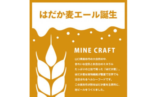 美祢産 はだか麦でつくった地ビール 『はだか麦エール』 ｜ 麦 地ビール ビール クラフトビール 酒 はだか麦 麦芽 ヘルシーフード 山口 美祢 特産品 秋吉台