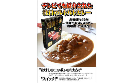 覇楼館・飛騨牛カレー1人前(250g)×14個セット