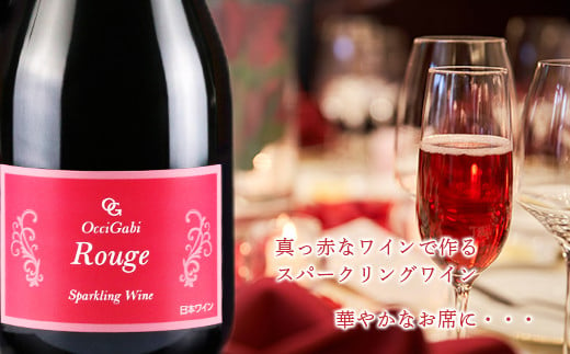 【OcciGabi Winery】ルージュ・スパークリング　【余市のワイン】 ワイン 赤ワイン スパークリングワイン ドルンフェンダー レゲント 余市のワイン 北海道のワイン 日本のワイン 国産ワイン お酒