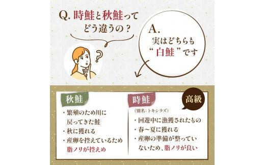 【2024年11月発送】知床羅臼産 時鮭（ときしらず）の親子漬け・醤油いくらセット（計500g）イクラ しょうゆ漬け 秋サケ さけ 海鮮 魚介 北海道 詰め合わせ 生産者 支援 応援