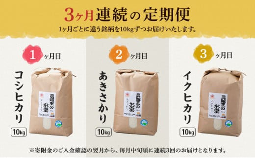 【10月以降価格改定予定】3か月連続　農賊王のお宝分け 白米10kg［高島屋選定品］[№5580-0255]