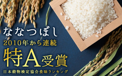 新米発送 【お米の定期便】ななつぼし 2kg×2袋 《普通精米》全6回