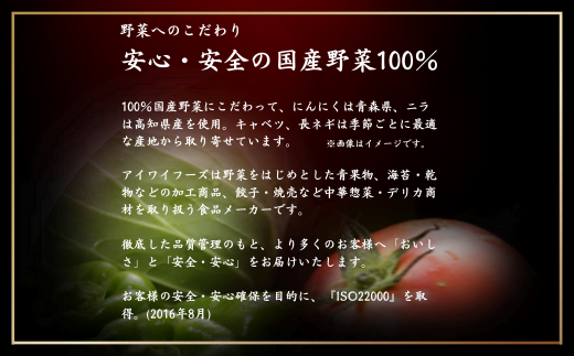 極上等級獲得の豚肉で作った拘りの肉餃子【希少豚！花咲豚スーパーナイン100％使用】：10個入× 4パック