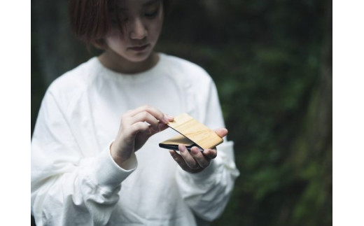 森からのおくりもの　久万高原町産「ツリーレザー・カードケース」1個