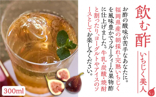 【全3回定期便】＜いちじく美人・いちご美人＞ 飲む酢 2本 セット《豊前市》【株式会社ワカヤマ】地産 福岡 万能 調味料 酢 [VBW020]