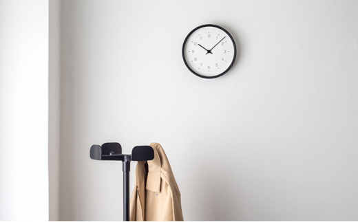 NEUT wall clock / ブラック（KK22-09 BK）[№5616-1200]