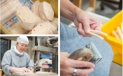 「手作り雑貨屋 えびすや」にて、一つ一つ手作りで制作しています。