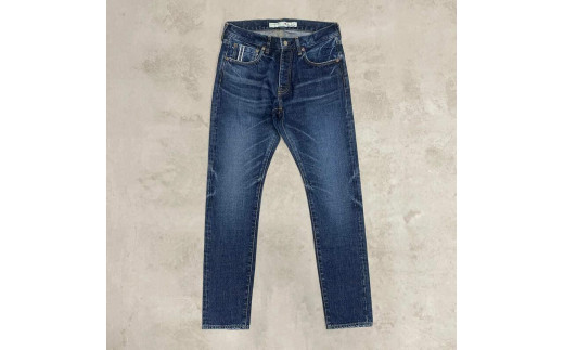 CK78【岡山デニム】USED加工ジーンズ［INDIGO・スリムテーパード］／28インチ