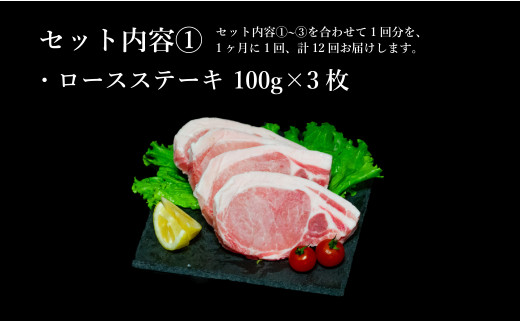 【12回定期便 豚肉6種セット】 ありたぶた バラエティAセット (豚肉6種) 12回 定期便 小分け 真空パック 豚肉 ロース バラ ウインナー ソーセージ ハンバーグ N160-1