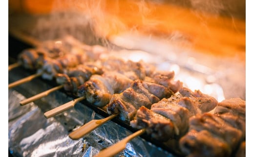 焼き鳥 長州黒かしわ 地鶏セット もも串 ささみ串 2種16本  炭火焼 長門市 ちくぜん