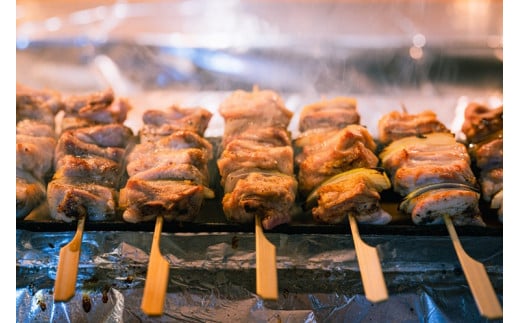 焼き鳥 長州黒かしわ 地鶏セット もも串 ささみ串 2種16本  炭火焼 長門市 ちくぜん