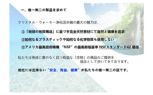 【高性能浄活水器】Naturalizer 煌水(ナチュラライザーきらめき)