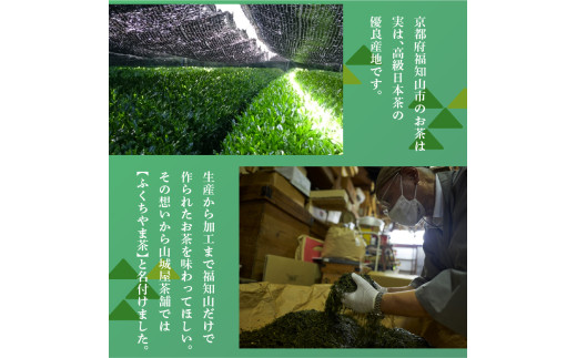 奥京都福知山のお茶を楽しめる　ふくちやま茶3点セット（ギフト箱入） / 茶葉 ティーパック グリーンティー ふくちやま茶  てんちゃ 玉露 碾茶 抹茶 高級茶 上質 お茶セット セット品 包装対応 のし対応 福知山市 京都府 FCD012