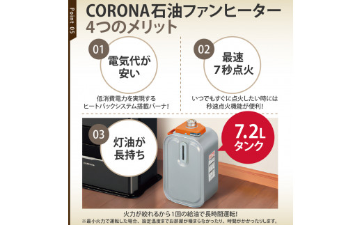 【CORONA】石油ファンヒーター WZ 15～20畳用 グランブラック FH-CWZ57BYF(KG)