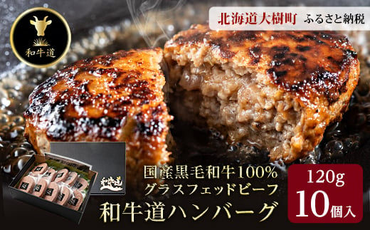 和牛道ハンバーグ120g×10食セット【1439972】